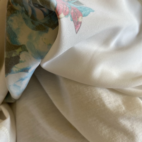 I’M Isola Marras Silk Cotton Combination Logo Print Top NeverUsed - Picture 14 of 16